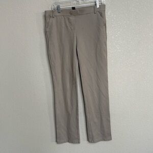 Tapata Taupe Stretch Straight Leg Work Pants Size 8 Classic Office